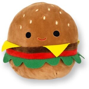 Squishmallows Plush Stuffed Animal Toy Carl the Cheeseburger